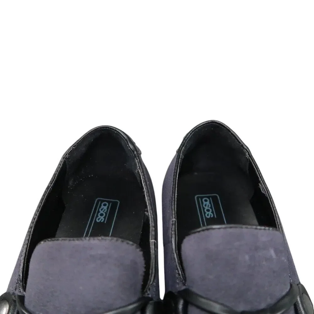 Asos Shoes Men 8 Tassel Loafer Slip On Classic Fashion Casual Slipper Blue Black
